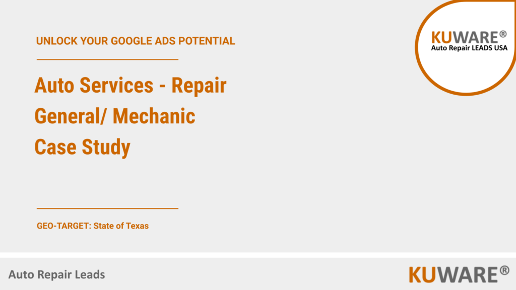 Kuware Auto Repair Case-studies Repair General-Mechanic (180 Days) Texas