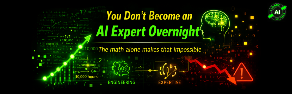 Becoming AI Expert Infographic by Kuware AI