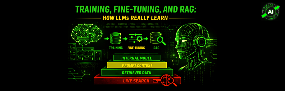Training vs Fine-Tuning vs RAG: What Businesses Must Know