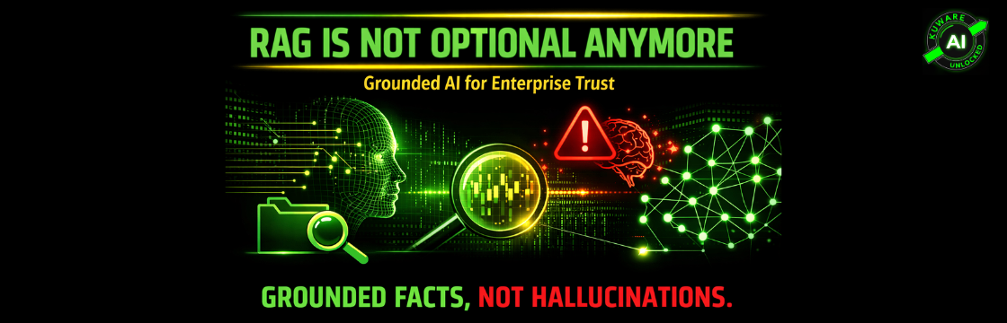 RAG Architecture for Enterprise AI Infographic by Kuware AI