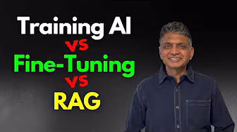 Training AI Models vs Fine Tuning vs RAG: Avoid Costly AI Mistakes